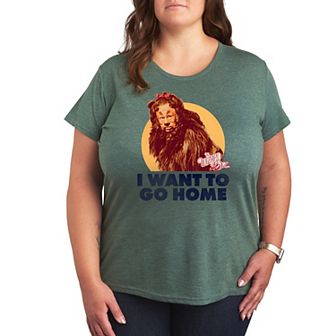Plus The Wizard Of Oz Lion Home Graphic Tee