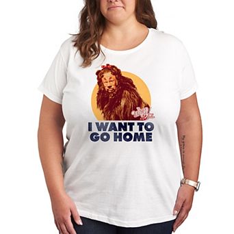 Plus The Wizard Of Oz Lion Home Graphic Tee