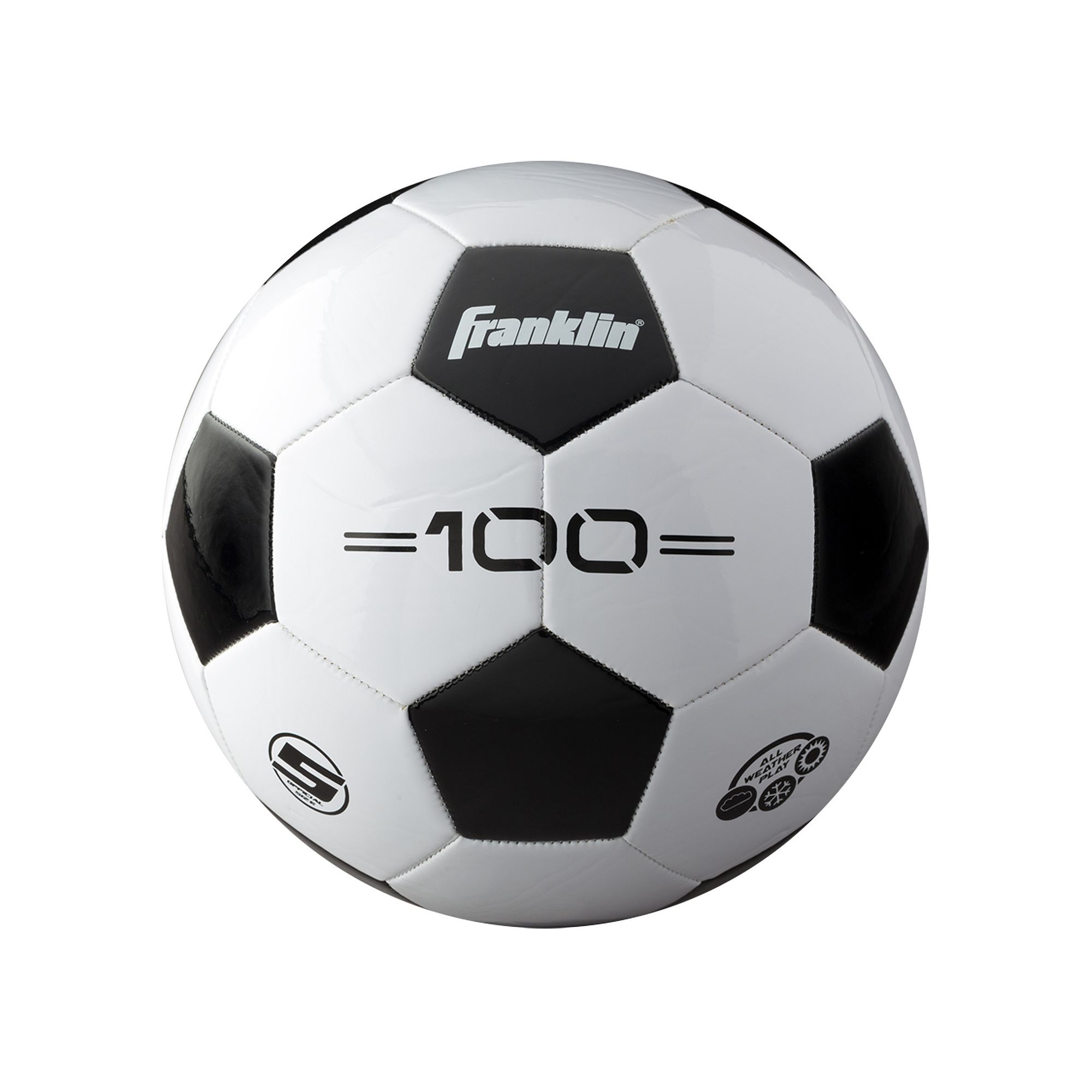 Franklin Sports S5 Competition 100 Soccer Ball, Multicolor