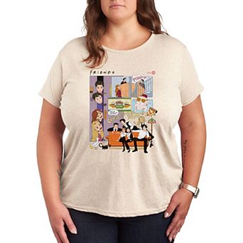 Plus Friends 30th Grid Graphic Tee