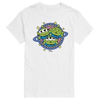 Disney / Pixar's Toy Story Aliens Men's Checker Planet Graphic Tee