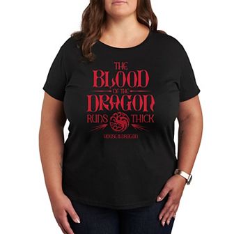 Plus House of the Dragon Blood Of A Dragon Graphic Tee