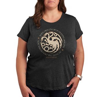 Plus House of the Dragon Begin Fighting Graphic Tee