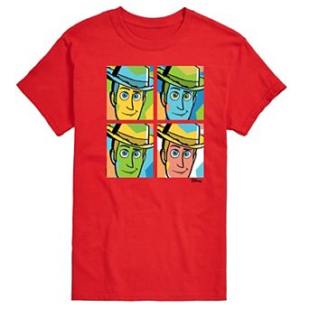 Disney / Pixar's Toy Story Woody Men's Grid Graphic Tee