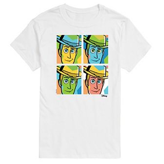 Disney / Pixar's Toy Story Woody Men's Grid Graphic Tee