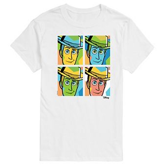 Disney / Pixar's Toy Story Woody Men's Grid Graphic Tee