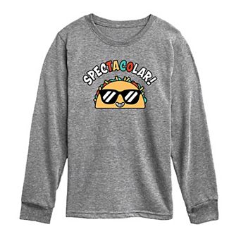 Boys 8-20 SpecTACOlar Long Sleeve Graphic Tee