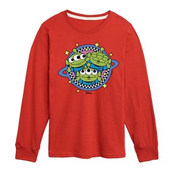 Disney / Pixar's Toy Story Aliens Boys 8-20 Planet Long Sleeve Graphic Tee
