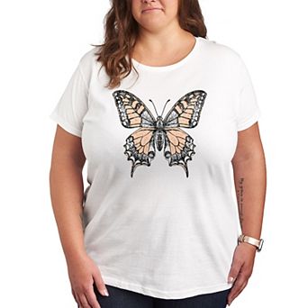 Plus Swallowtail Butterfly Graphic Tee