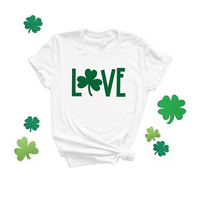 Love Shamrock Short Sleeve Graphic Tee