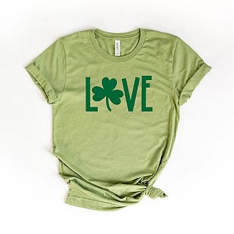 Love Shamrock Short Sleeve Graphic Tee