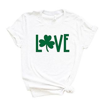 Love Shamrock Short Sleeve Graphic Tee