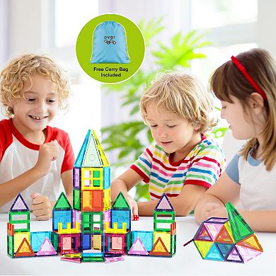 EverPlay 10 PC Magnetic Tiles, Magnetic Building Blocks for Kids, Magnet for Kids 3+