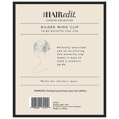 The Hair Edit Gilded Wing Butterfly Claw Hair Clip