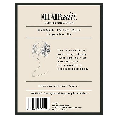 The Hair Edit French Twist Claw Clip