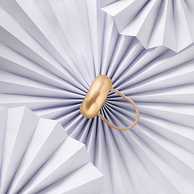 The Hair Edit Brilliant Cuff Gold Metal Ponytail Holder