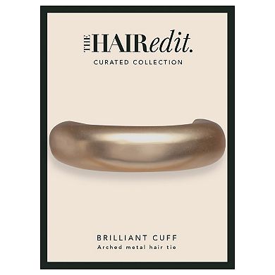 The Hair Edit Brilliant Cuff Gold Metal Ponytail Holder