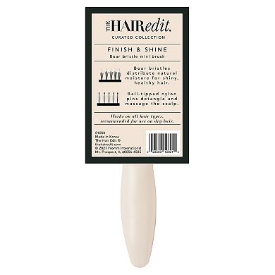 The Hair Edit Finish & Shine Boar Bristle Mini Brush
