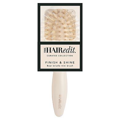 The Hair Edit Finish & Shine Boar Bristle Mini Brush