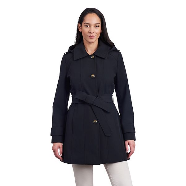 Women's London Fog Single Breasted Trench Coat