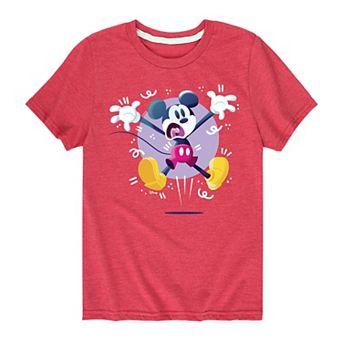 Disney's Mickey Mouse Boys 8-20 Jump Scare Graphic Tee