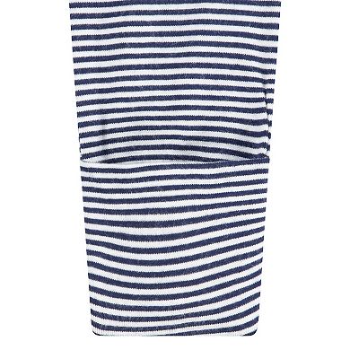 Newborn Baby Nike Striped Footed Coverall