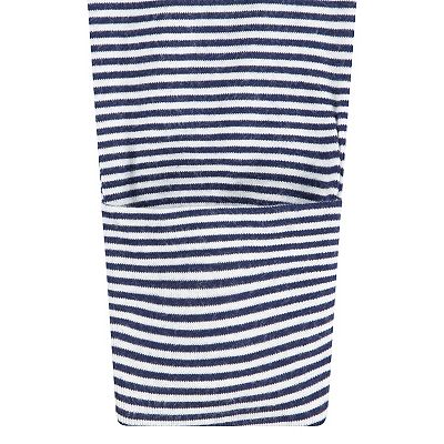 Newborn Baby Nike Striped Footed Coverall