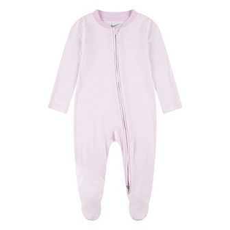 Newborn Baby Nike Striped Footed Coverall