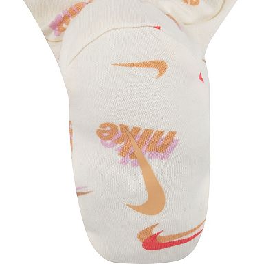 Newborn Baby Nike Patterned Footed Coverall