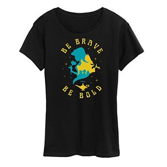Disney Princess Jasmine Women's Be Brave Be Bold Graphic Tee