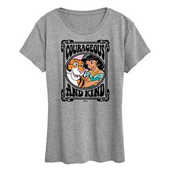 Disney Princess Jasmine Women's Courageous and Kind Graphic Tee
