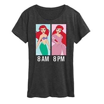 Disney Princess Ariel Women's AM to PM Graphic Tee