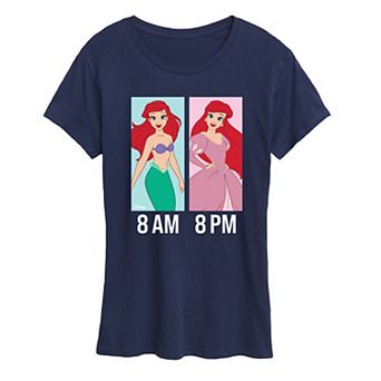 Disney Princess Ariel Women's AM to PM Graphic Tee
