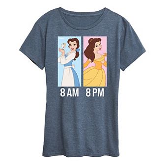 Disney Princess Belle Women's AM to PM Graphic Tee