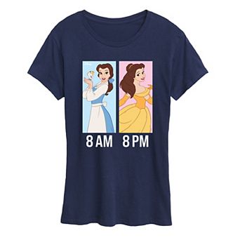 Disney Princess Belle Women's AM to PM Graphic Tee