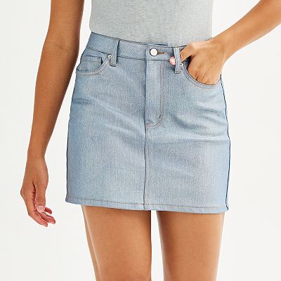 Juniors Tinseltown Denim Mini Skirt