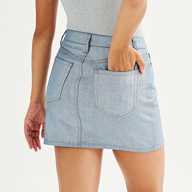 Juniors' Tinseltown Denim Mini Skirt