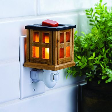 Candle Warmers Etc. 2-Pack Wooden Lantern Plug-In Fragrance Warmer