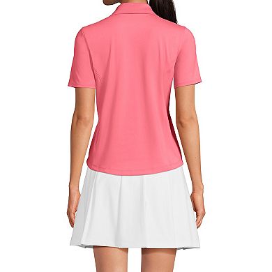 Women's Lands' End Short Sleeve High Impact Polo Top