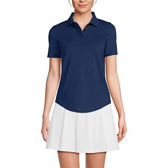 Women's Lands' End Short Sleeve High Impact Polo Top