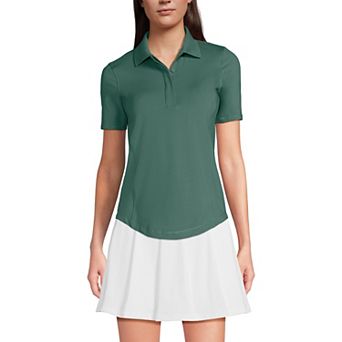 Women's Lands' End Short Sleeve High Impact Polo Top