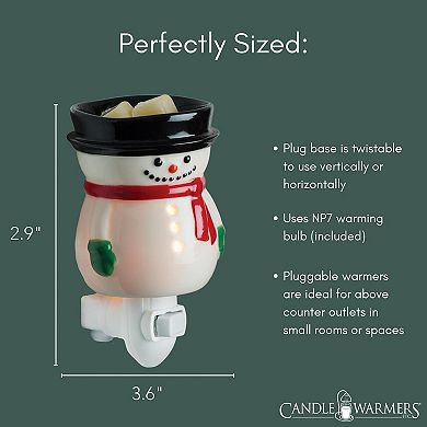 Candle Warmers Etc. 2-Pack Snowman Plug-In Fragrance Warmer