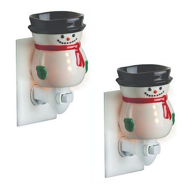 Candle Warmers Etc. 2-Pack Snowman Plug-In Fragrance Warmer