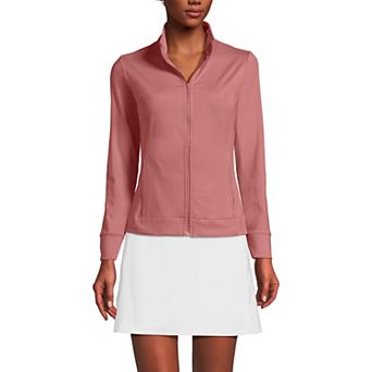 Women's Lands' End Long Sleeve High Impact Front Zip Jacket