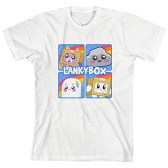 Boys 8-20 Lanky Box Clipped Characters Graphic Tee