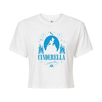 Disney Princess Cinderella Juniors' Cropped Tee