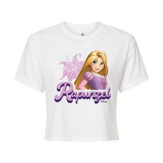 Disney Princess Rapunzel Juniors' Cropped Tee