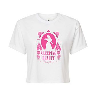 Disney Princess Sleeping Beauty Juniors' Cropped Tee