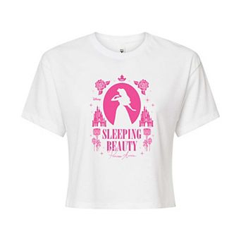 Disney Princess Sleeping Beauty Juniors' Cropped Tee