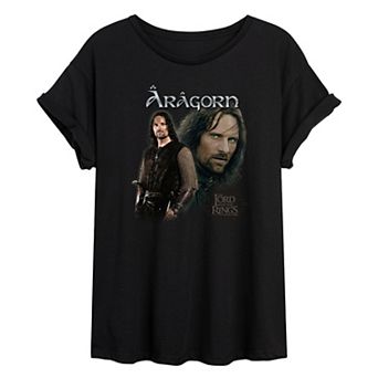 Juniors' The Lord Of The Rings Aragorn Oversized Tee